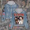 Elvis Presley When Things Go Wrong Christmas Denim Hood Jacket – Elvis Hooded Denim Jacket