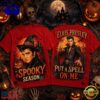 Elvis Presley Witch Hat And Vampire Cape Halloween 2026 3D Shirt , Music New Design T Shirt
