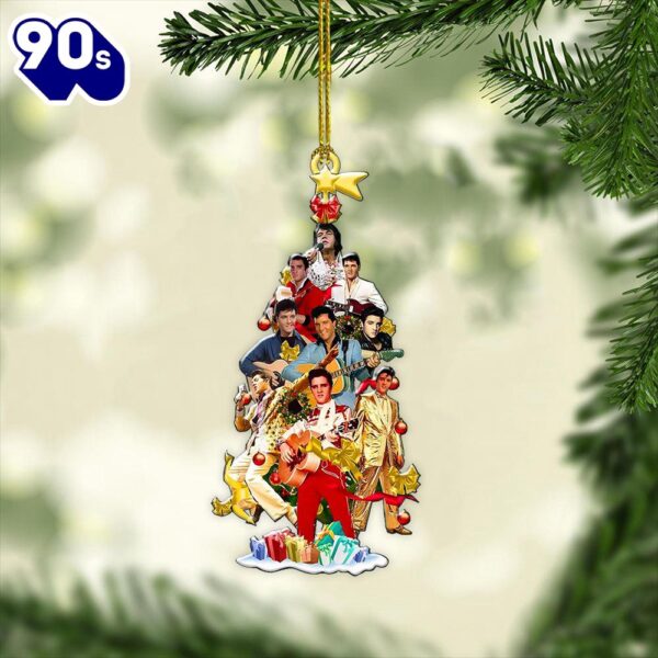 Elvis Presley Wpap Pop Art Acrylic Ornament Gift Xmas