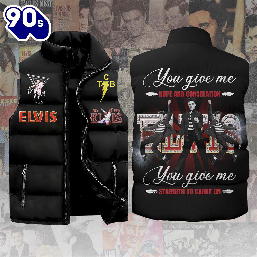 Elvis Presley You Give Me 2D Sleeveless Jacket Christmas For Fans - Music Sleeveless Down Jacket Elvis Presley You Give Me 2D Sleeveless Jacket Christmas For Fans - Music Sleeveless Down Jacket