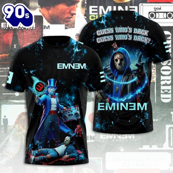Eminem Houdini The Death Of Slim Shady  All Over Print Rapper Shirts For Fans