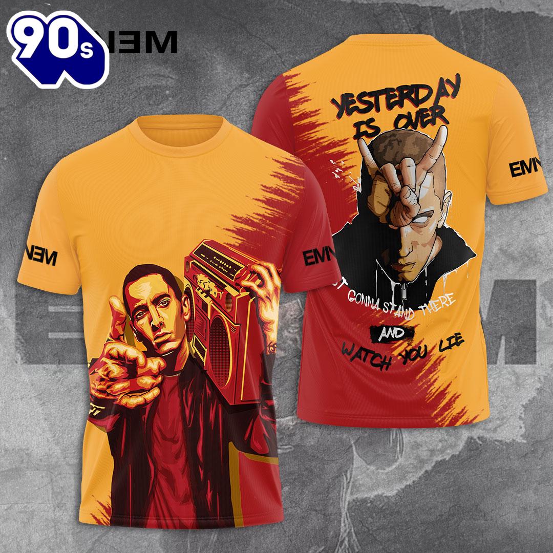 Eminem Music Rapper Singer Hip Hop Rap All Over Print Rapper Shirt For Fans Eminem Music Rapper Singer Hip Hop Rap All Over Print Rapper Shirt For Fans