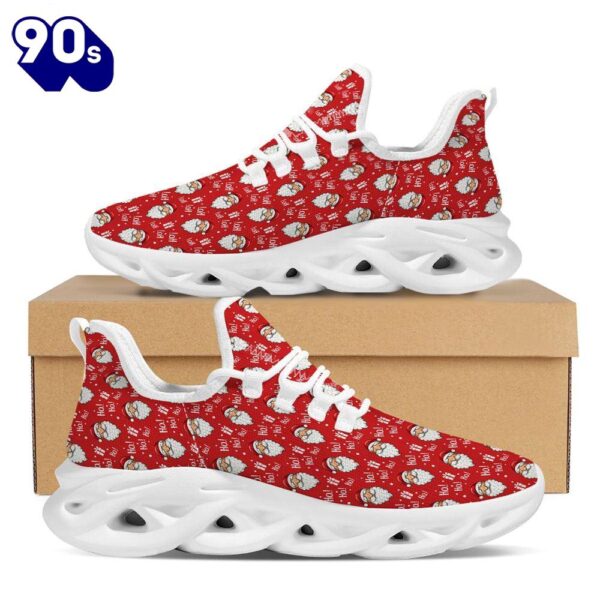 Emoji Christmas Print Pattern White Max Soul Shoes