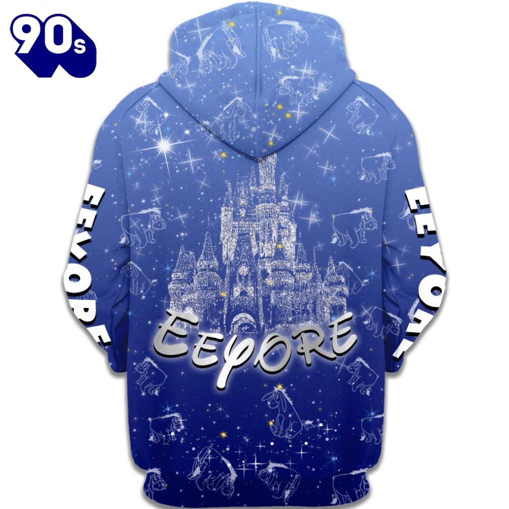 Enchanted Castle Glitter Pattern Eeyore Activewear Set Enchanted Castle Glitter Pattern Eeyore Activewear Set