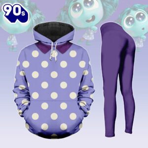 Envy Hoodie Legging, Inside Out Character Costume Hoodie