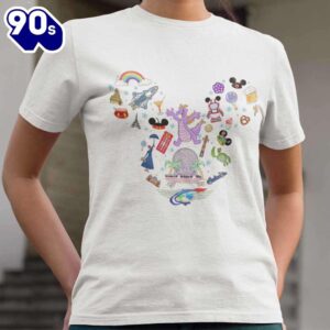 Epcot Mickey Icon Christmas T-shirt…