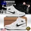 EsDeeKid Council House Rat Tour 2026 White Air Jordan 1 Hightop Shoes , Music Sneakers