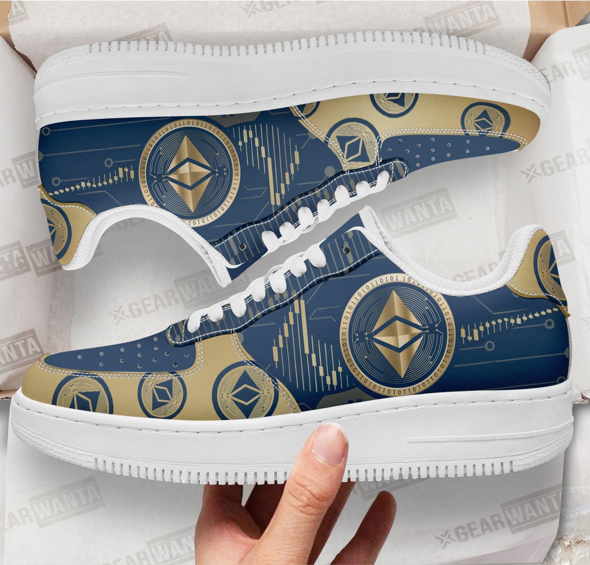 ETH Ethereum Air Shoes Custom Sneakers ETH Ethereum Air Shoes Custom Sneakers