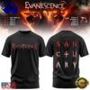 Evanescence Australia & New Zealand Tour 2027 Black T Shirt, Viral 3D Music Tee