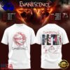 Evanescence Australia & New Zealand Tour 2027 White T Shirt, Viral 3D Music Tee