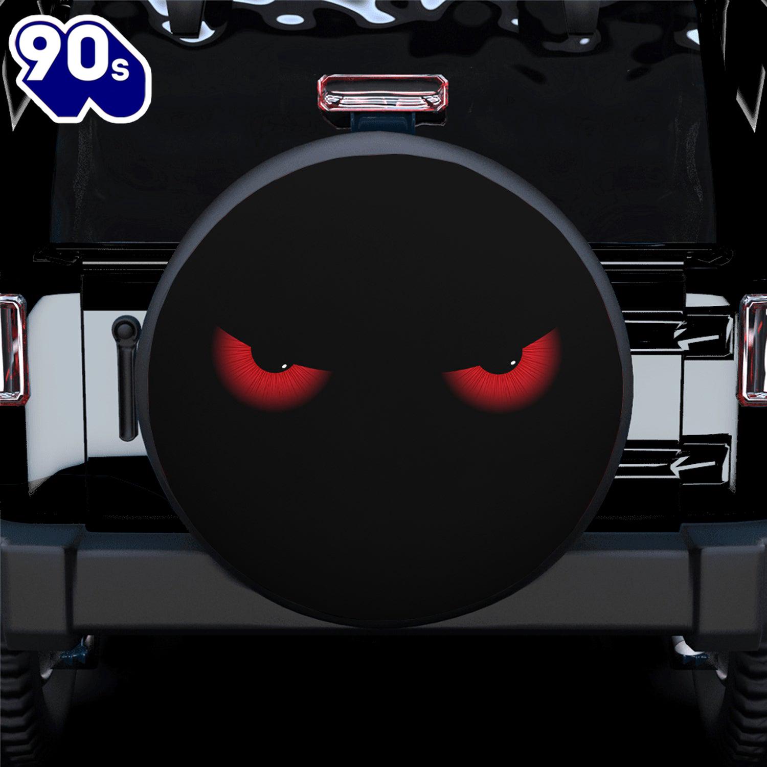 Evil Angry Red Eyes Funny Spare Tire Covers Gift For Campers Gift Halloween Evil Angry Red Eyes Funny Spare Tire Covers Gift For Campers Gift Halloween
