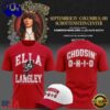 Exclusive Edition Ella Langley x Ohio State Buckeyes 2026 Red 3D Shirt, Viral 3D Music Tee