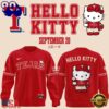 Exclusive Tejas City Connect Texas Rangers x Hello Kitty 2026 Sweatshirt, Viral 3D Music Tee