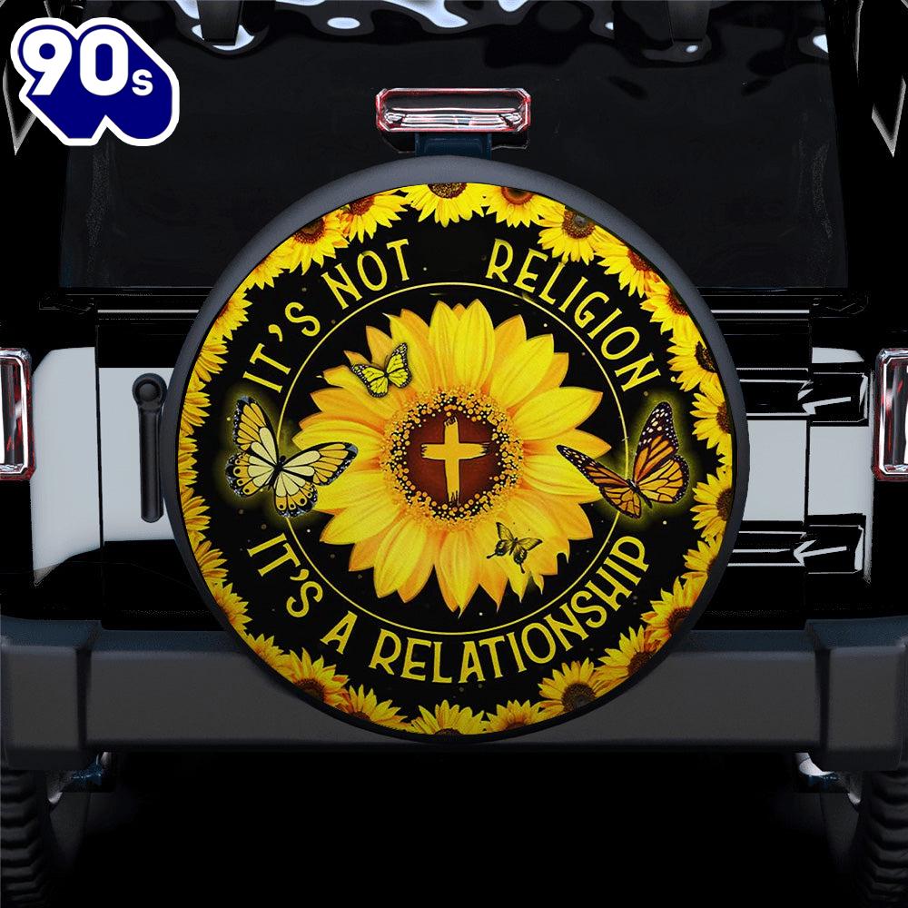 Hippie Tire Covers Faith Butterfly Cross Sunflower Car Spare Tire Covers Gift For Campers Hippie Tire Covers Faith Butterfly Cross Sunflower Car Spare Tire Covers Gift For Campers