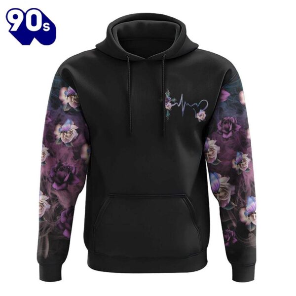 Faith Cross Floral Butterfly 3D Hoodie
