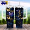 Christian Faith Hope Love Butterfly Customized Jesus Stanley Tumbler 40oz