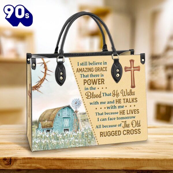 Faith I Still Believe Leather Bag Christ Gifts Leather Bags  Gift For  Women Christmas