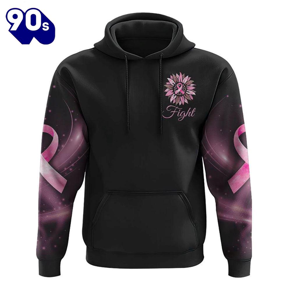 Faith Pink Sunflower Cross 3D Hoodie Faith Pink Sunflower Cross 3D Hoodie