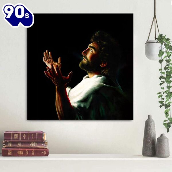 Father Forgive Them Religious Wall Art Canvas – Christian Canvas Art  Gift For Christmas