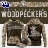 Fayetteville Woodpeckers Salute to Service 2025 Camo Hoodie