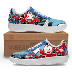 Felix The Cat Air Sneakers Custom Comic Shoes