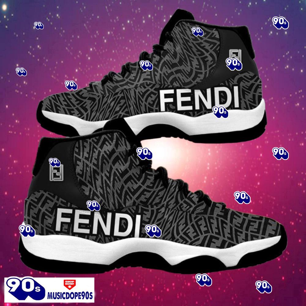 Fendi Dark Style Air Jordan 11 Shoes Fendi Dark Style Air Jordan 11 Shoes
