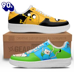 Finn and Jake Air Sneakers Custom Adventure Time Shoes
