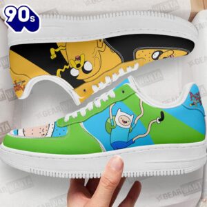 Finn and Jake Air Sneakers Custom Adventure Time Shoes