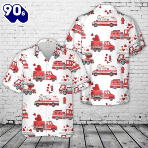 Fire Trucks and Valentine Hearts…