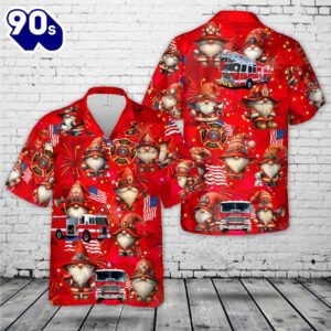 Firefighter Gnome Firefighter Fire Truck…
