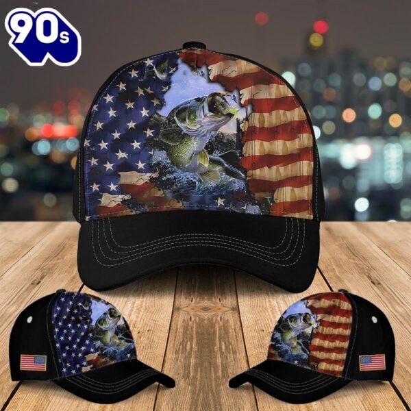 Fishing Baseball Cap  Gift For Veteran Day