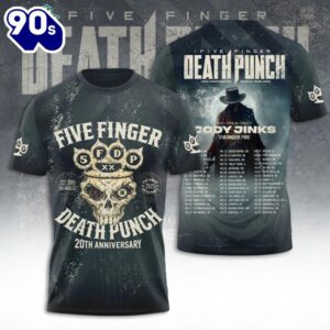 Five Finger Death Punch Tour 2026 3D Apparel