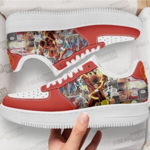 Flash Air Sneakers Custom Superhero Comic Shoes