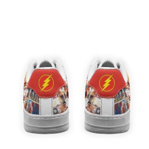 Flash Air Sneakers Custom Superhero Comic Shoes