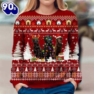 Flat-Coated Retriever Ugly Premium Sweater