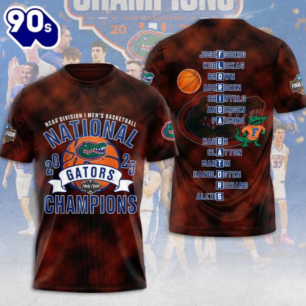 Florida Gators Men’s Basketball 3D Apparel – New 3D Shirts