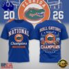 Florida Gators NCAA Road to Glory 2026 Football Champions 3D Shirt , Trending NCAA 3D Tee