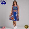Florida Gators NCAA Sporty Floral Elegance Women’s Sleeveless Dress, NCAA Sleeveless Dress