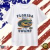 Florida Gators welcome to the swamp chomp T Shirt , Viral 2D Graphic Tee
