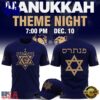 Florida Panthers Hanukkah Theme Night 2026 T Shirt, Sport Trend 3D Shirt