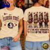 Florida State Seminoles 2026 NCAA Autumn Festive Cheer T Shirt , Trending NCAA 3D Tee