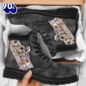 Flute Shortcut Asboots Black All Season Boots Gift Xmas