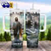 Christian Focus On Me Not The Storm Customized Stanley Tumbler 40oz