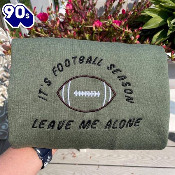 Football Season Embroidered Sweatshirt Gift Christmas