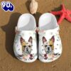 Footwearmerch French Bulldog shoes Crocs Crocband Clogs Shoes For Men Women Gift Xmas