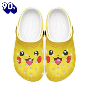 Footwearmerch Pikachu Pokemon Custom Clogs