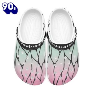 Footwearmerch Shinobu Kocho Demon Slayer Custom Clogs