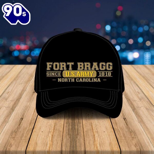 Fort Bragg In North Carolina Army Base Baseball Cap  Gift For Veteran Day