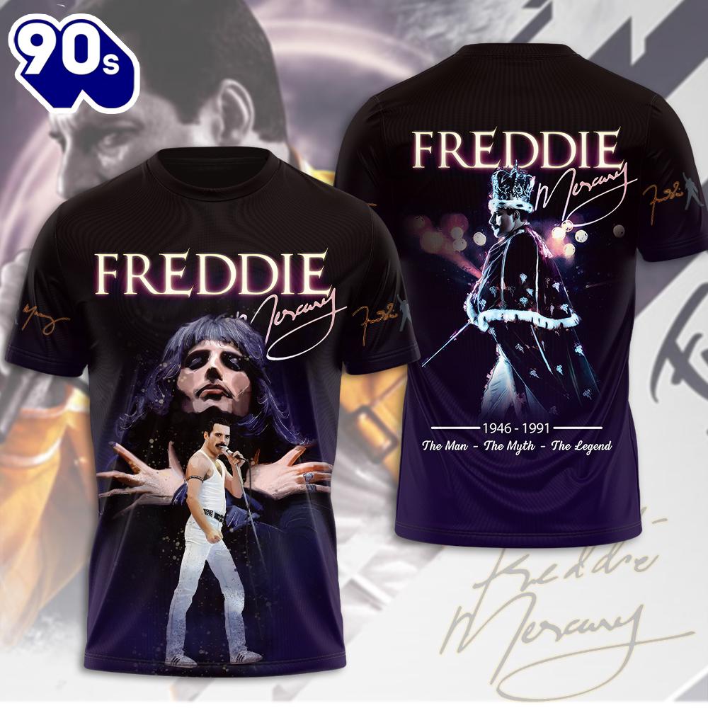Freddie Mercury 3D Apparel For Man And Women Rock Music 3D Shirt Freddie Mercury 3D Apparel For Man And Women Rock Music 3D Shirt