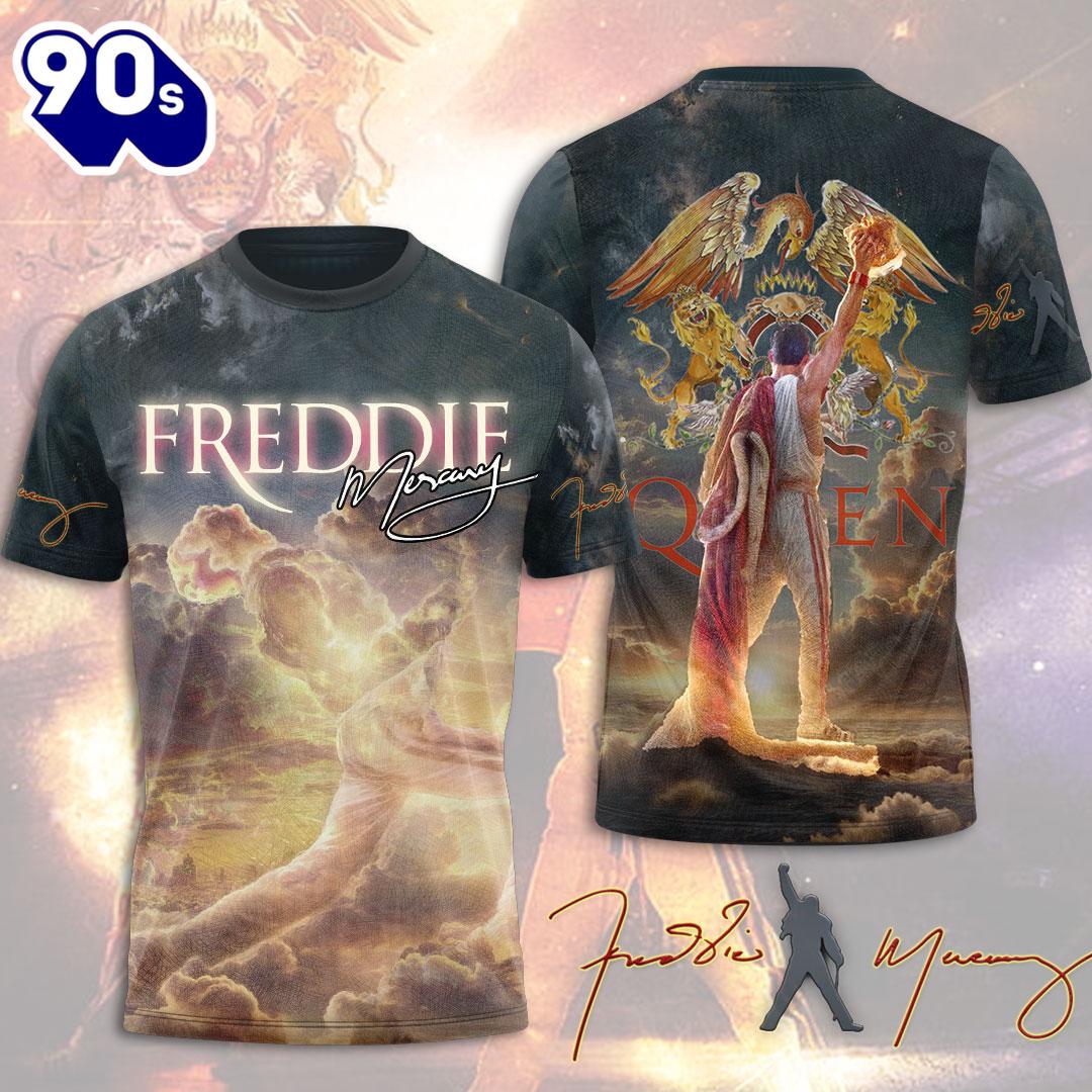 Freddie Mercury 3D Apparel New Trend Rock Music 3D Shirt Freddie Mercury 3D Apparel New Trend Rock Music 3D Shirt